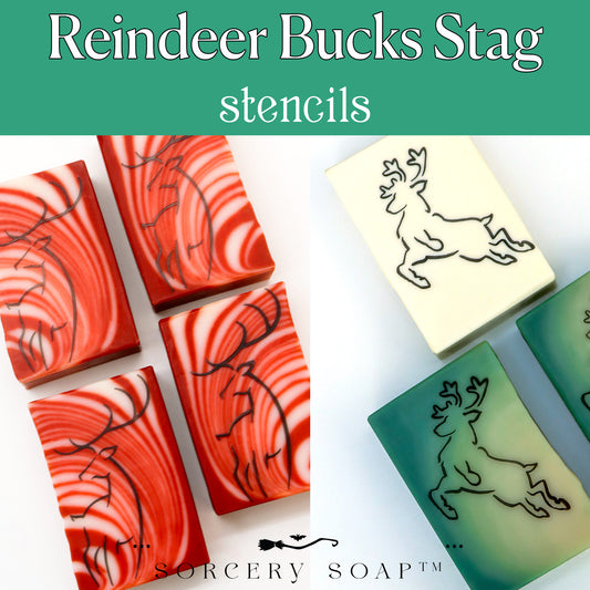 Reindeer Bucks Stag Stencil