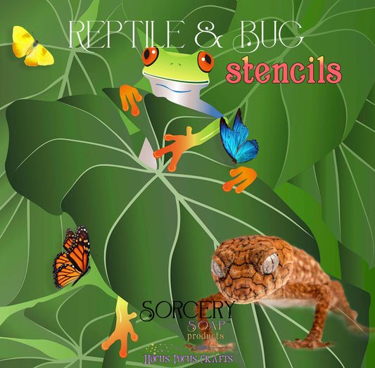 Reptiles & Insects Stencils