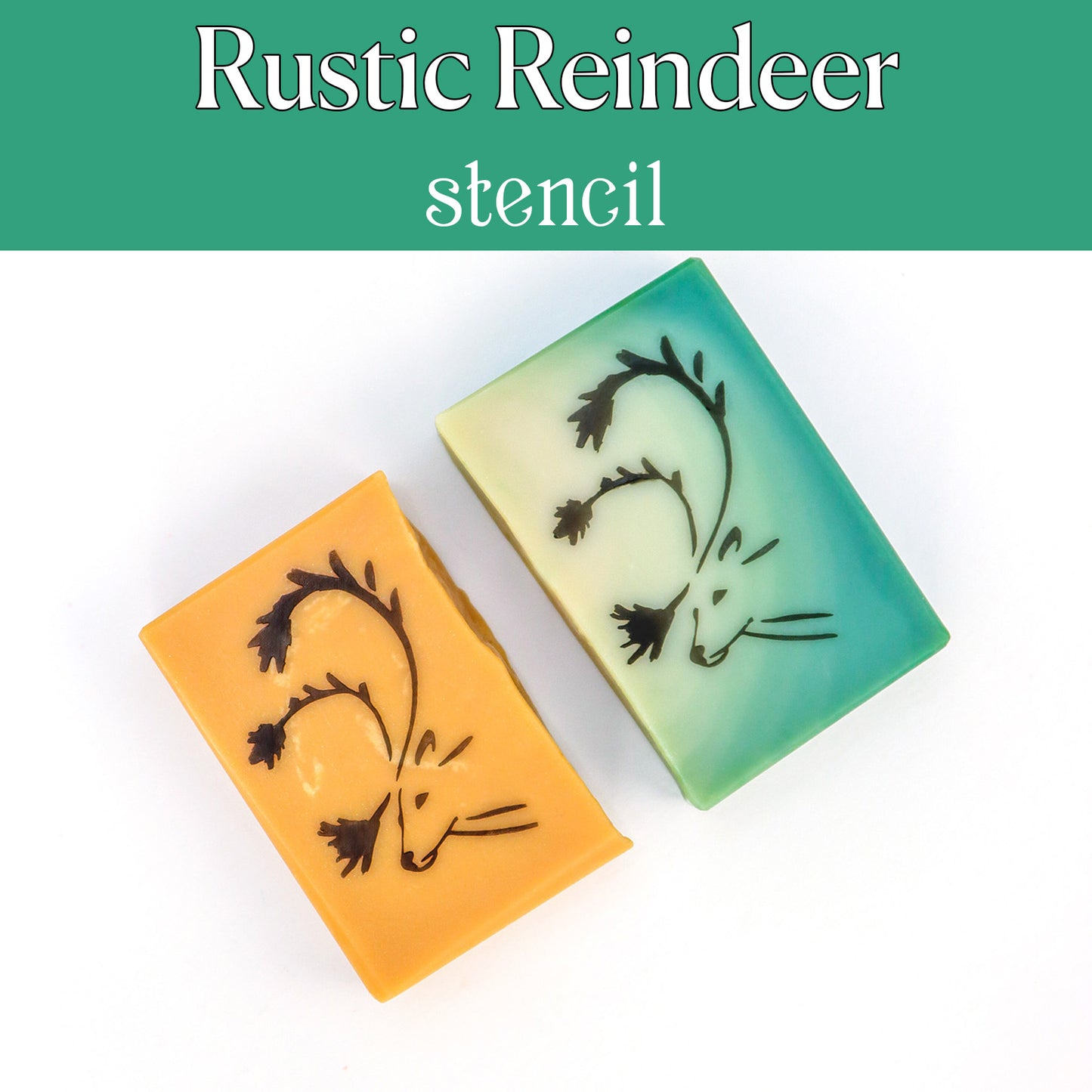 Reindeer Bucks Stag Stencil Sorcery Soap