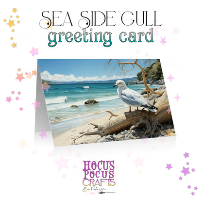 Seaside Gull Greeting Card