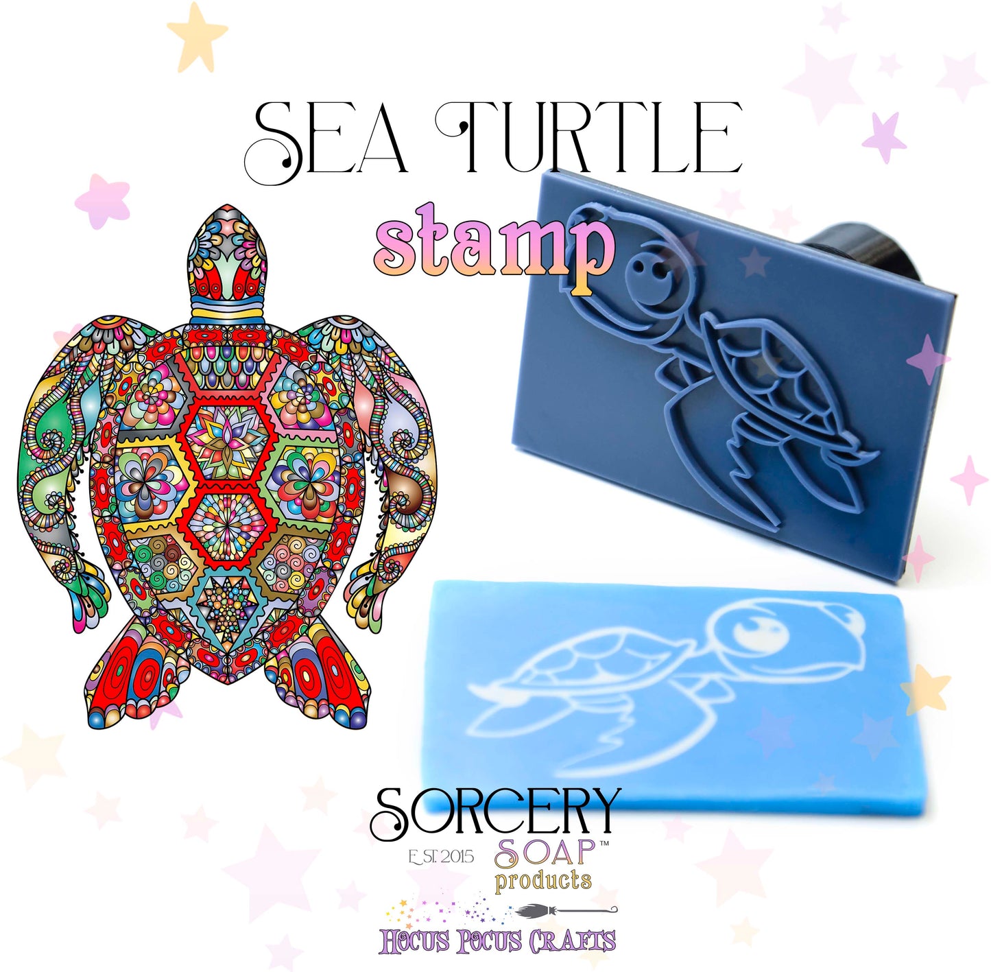 Sea Turtle Soap Stamp