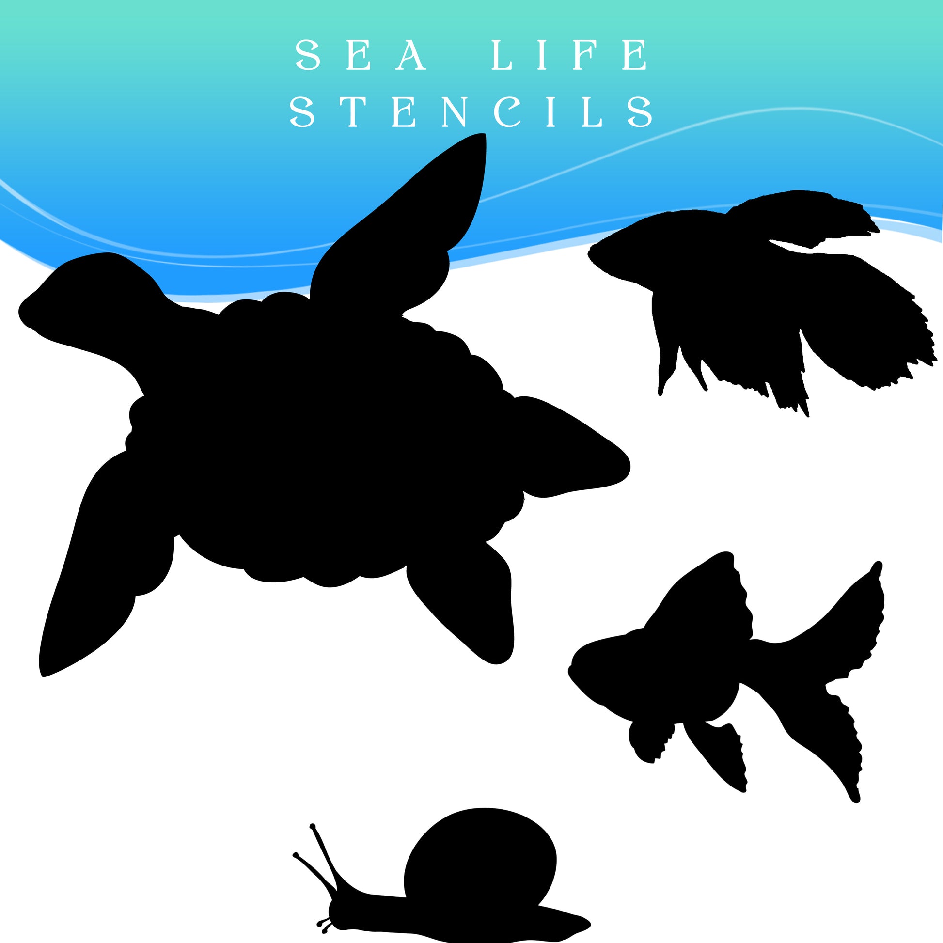 Sea Life Stencils - Sorcery Soap