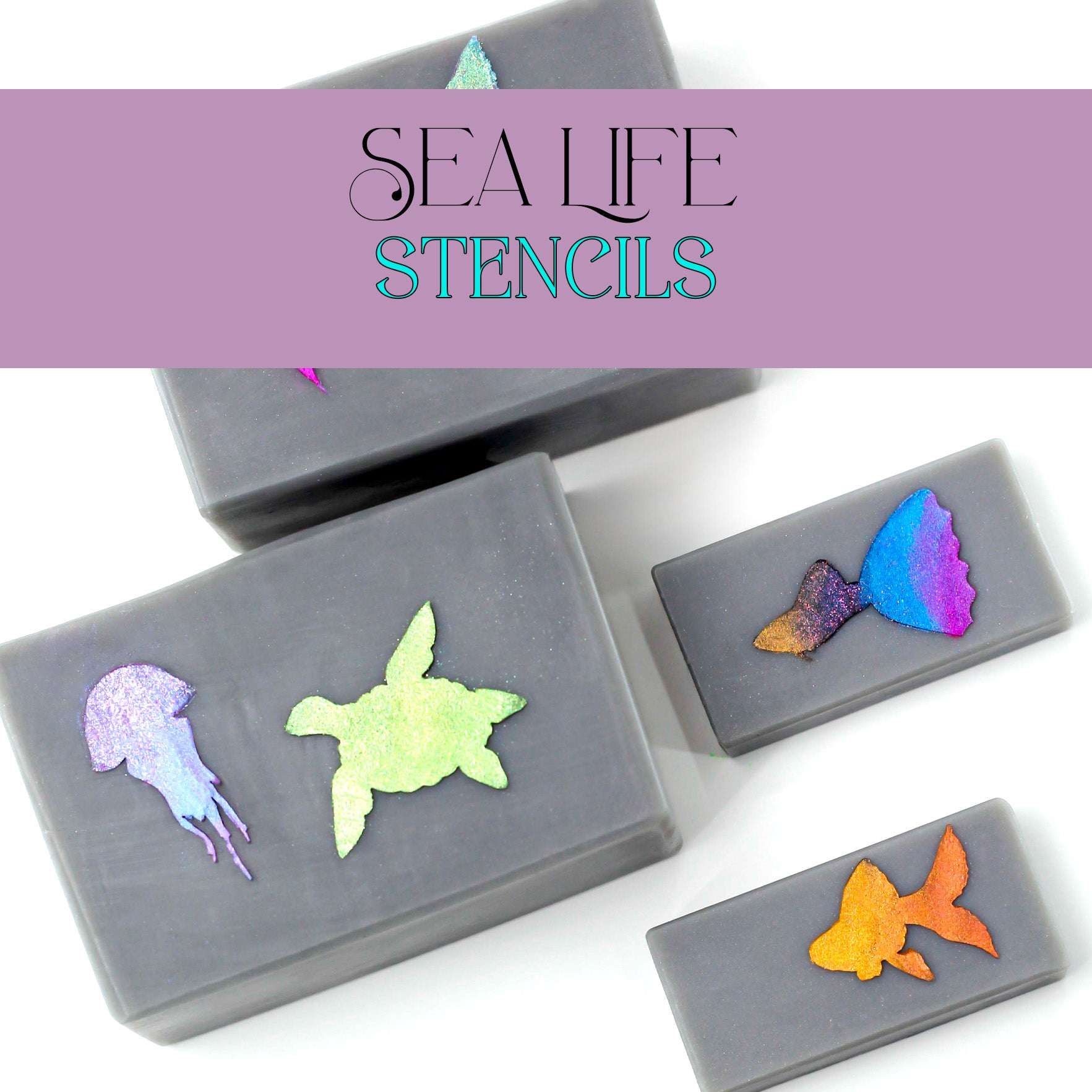 Sea Life Stencils Sorcery Soap