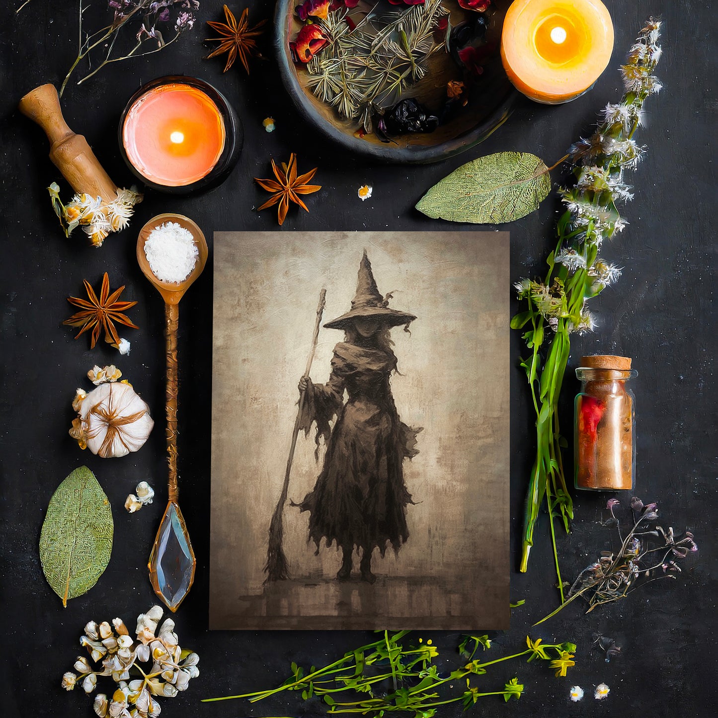 Sister Witch Greeting Card