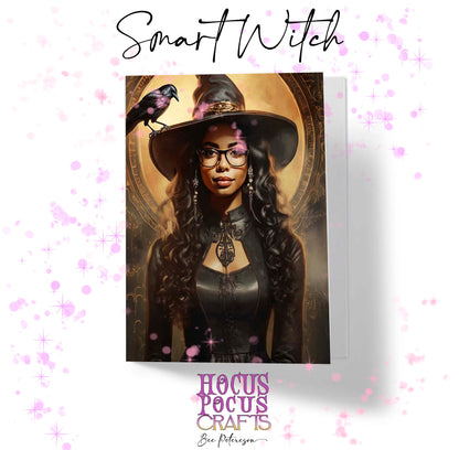 Smart Witch Greeting Card