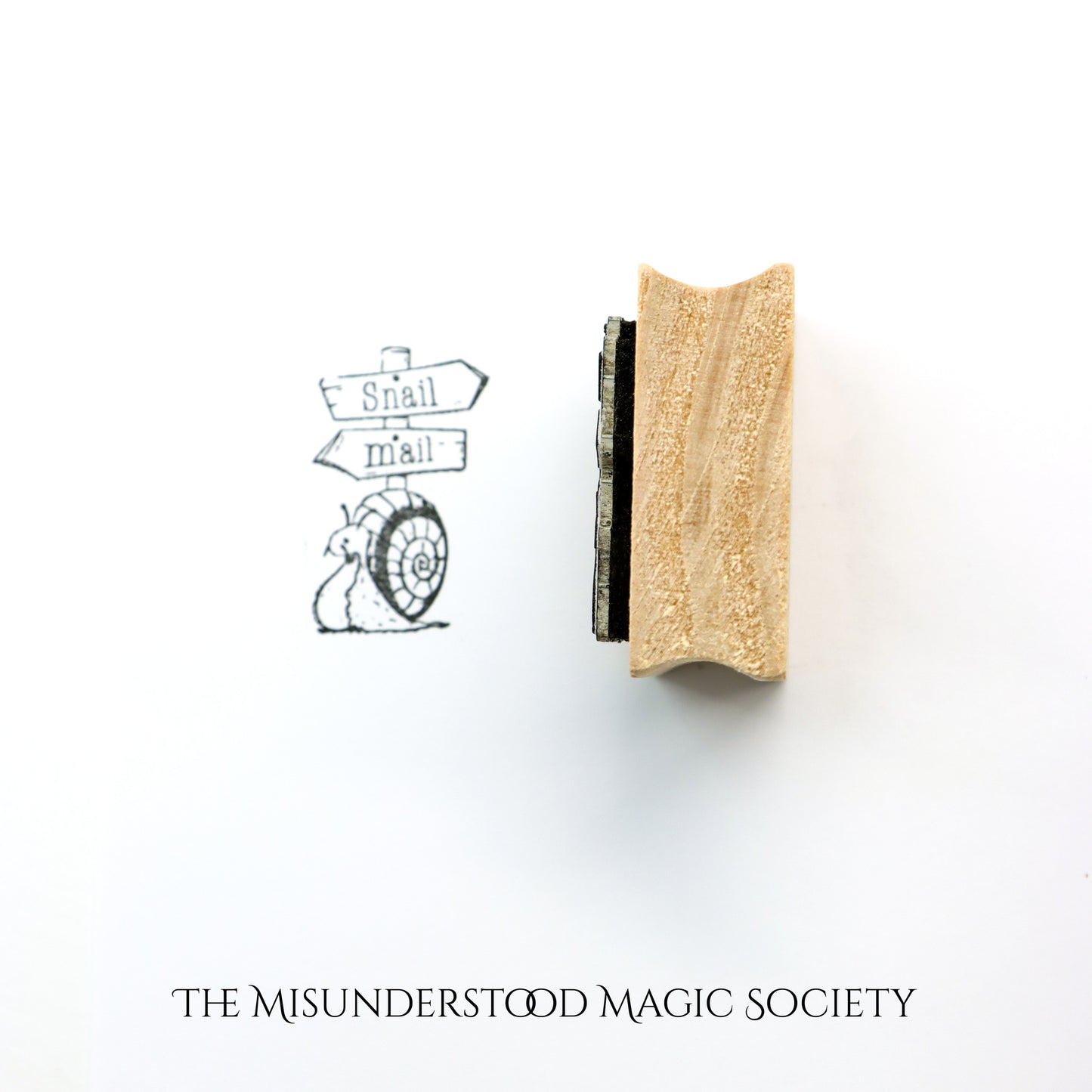 Snail Mail Rubber Stamp