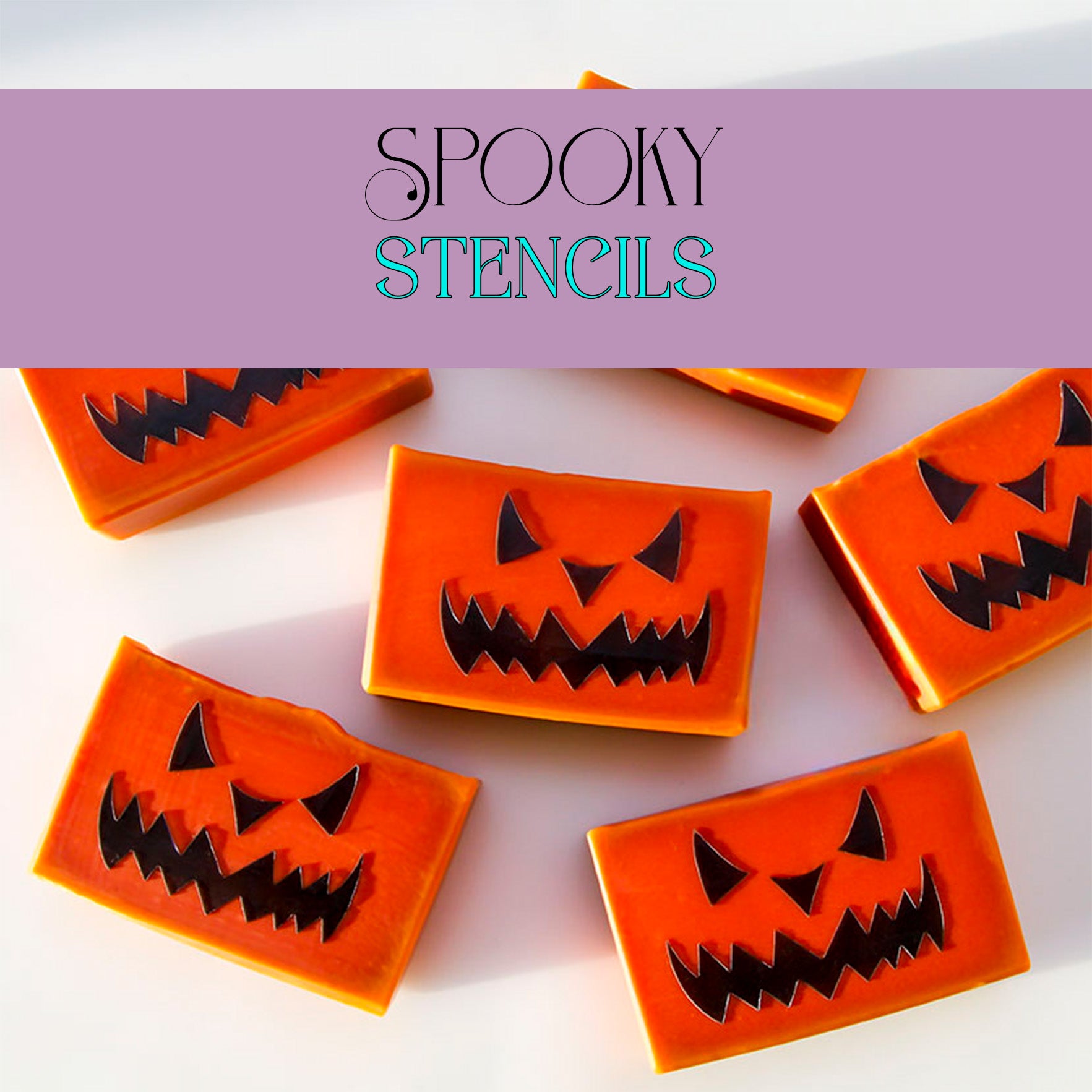 Spooky Stencils Sorcery Soap