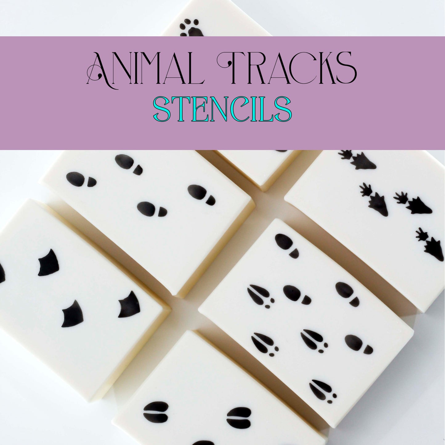 Animal Tracks Stencils