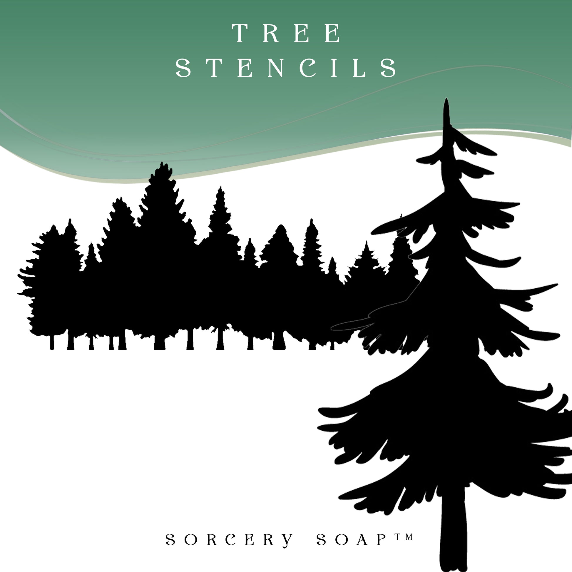 Tree Stencils - Sorcery Soap