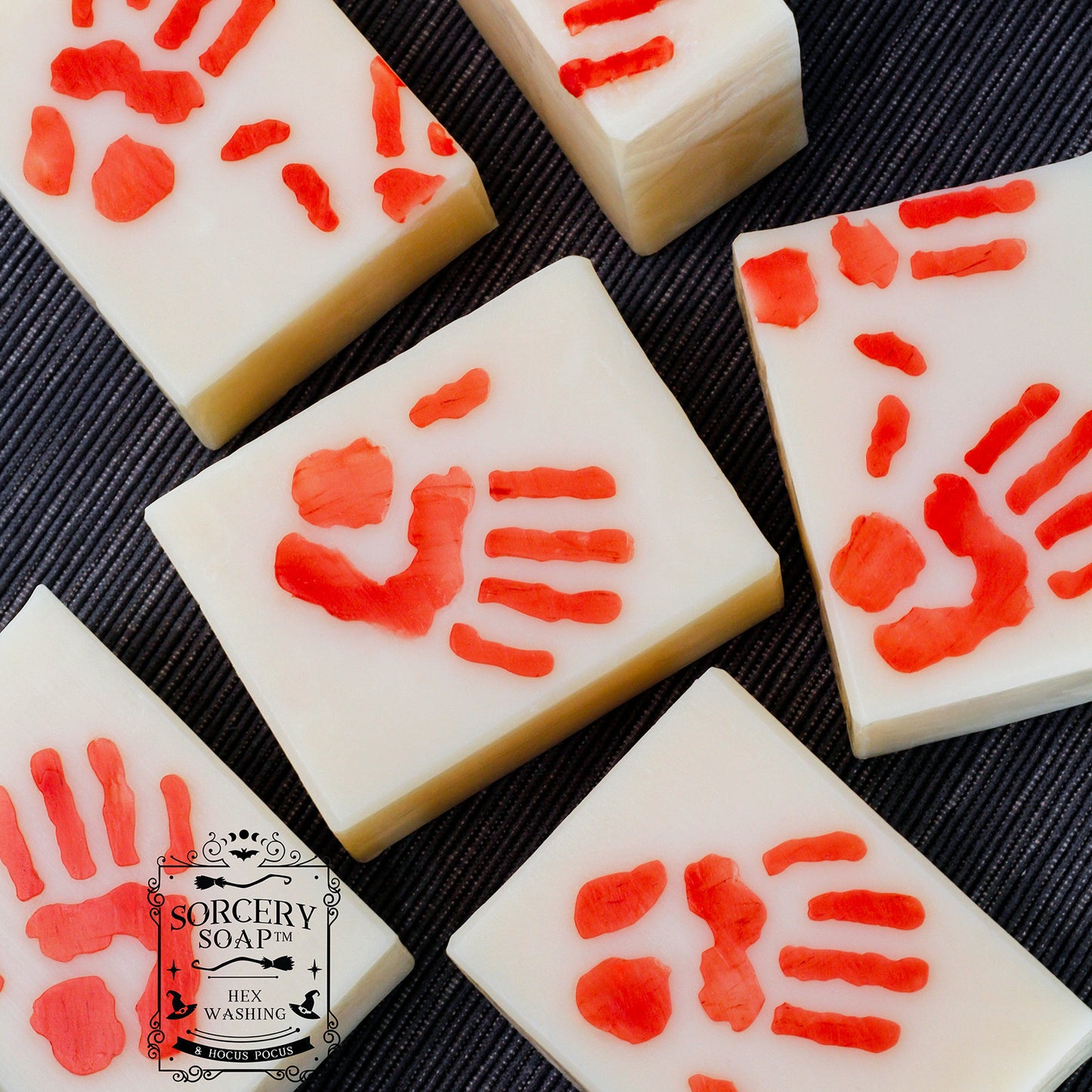 True Crime Hand Print Stencil Sorcery Soap