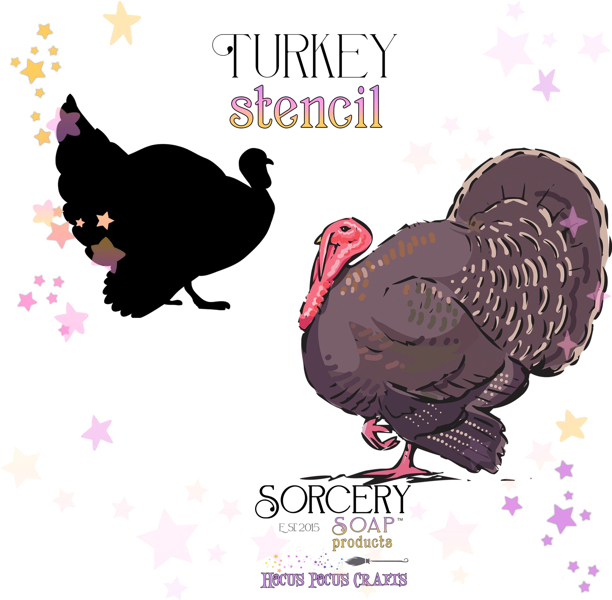 Holiday Stencils Turkey
