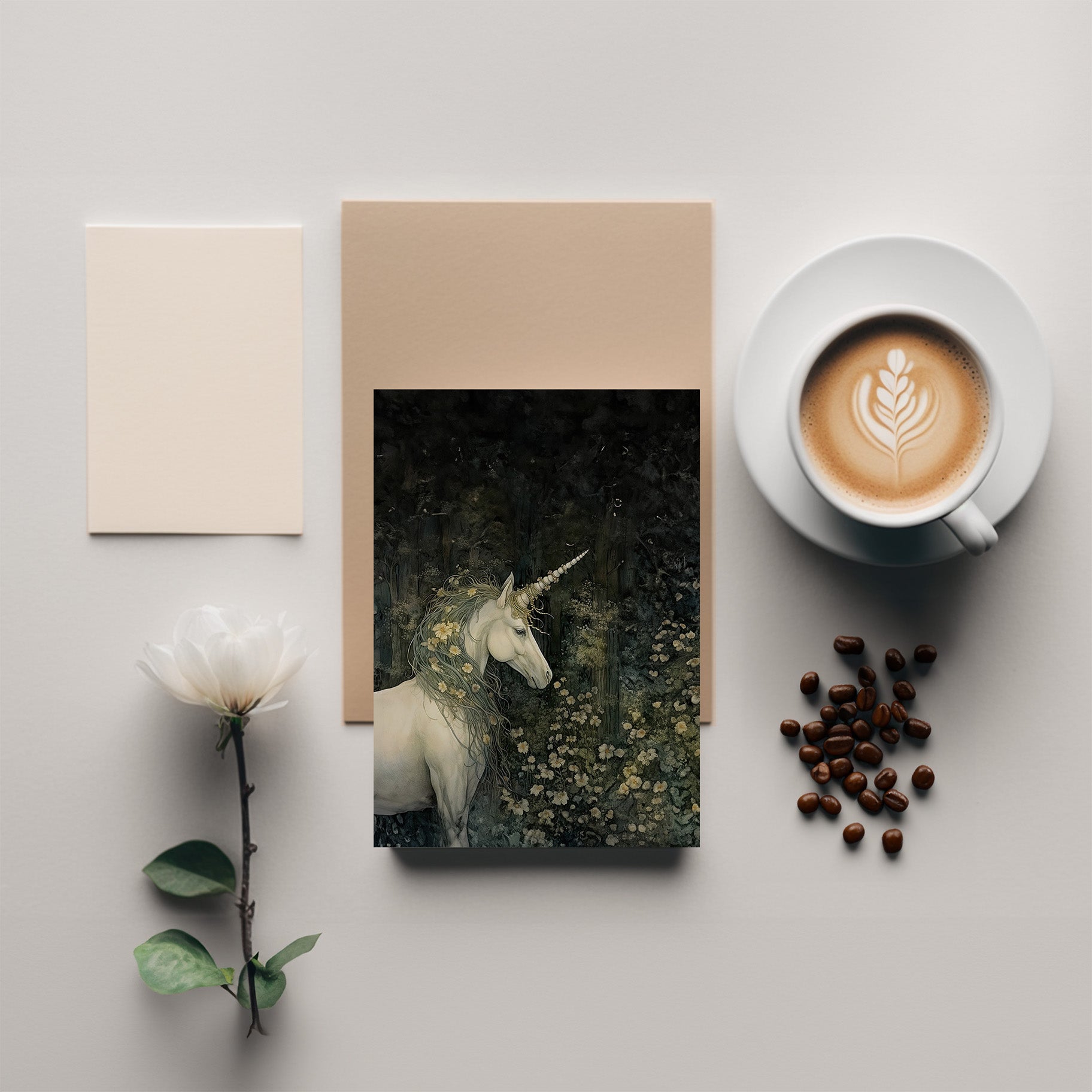 Enchanted Unicorn Greeting Card