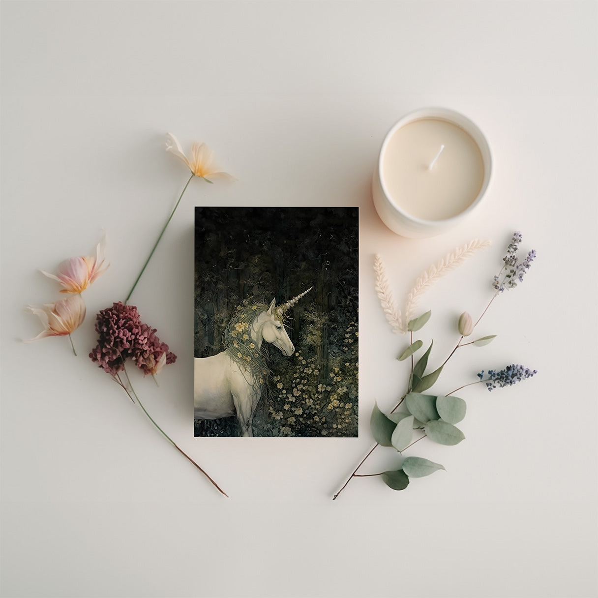 Enchanted Unicorn Greeting Card