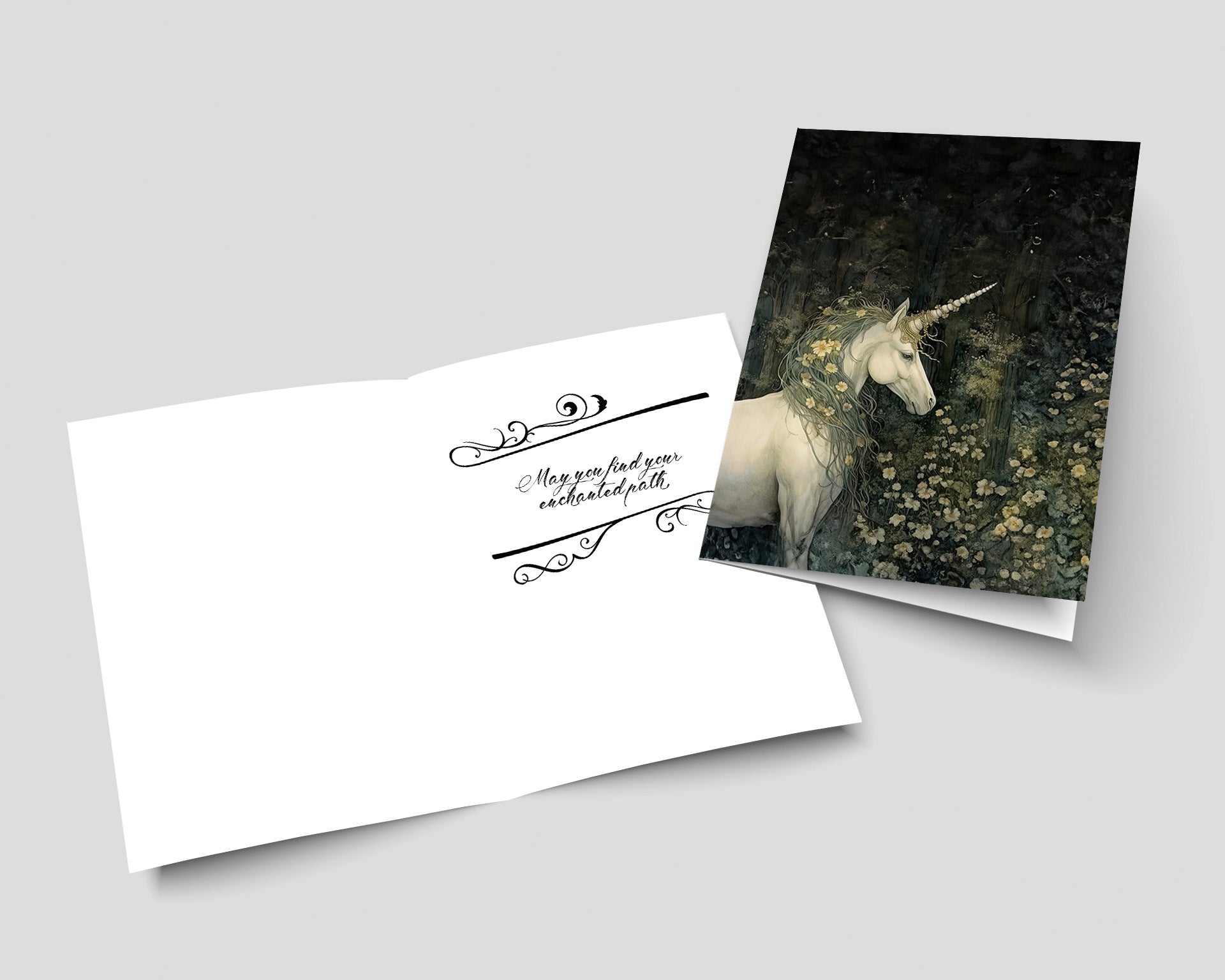 Enchanted Unicorn Greeting Card