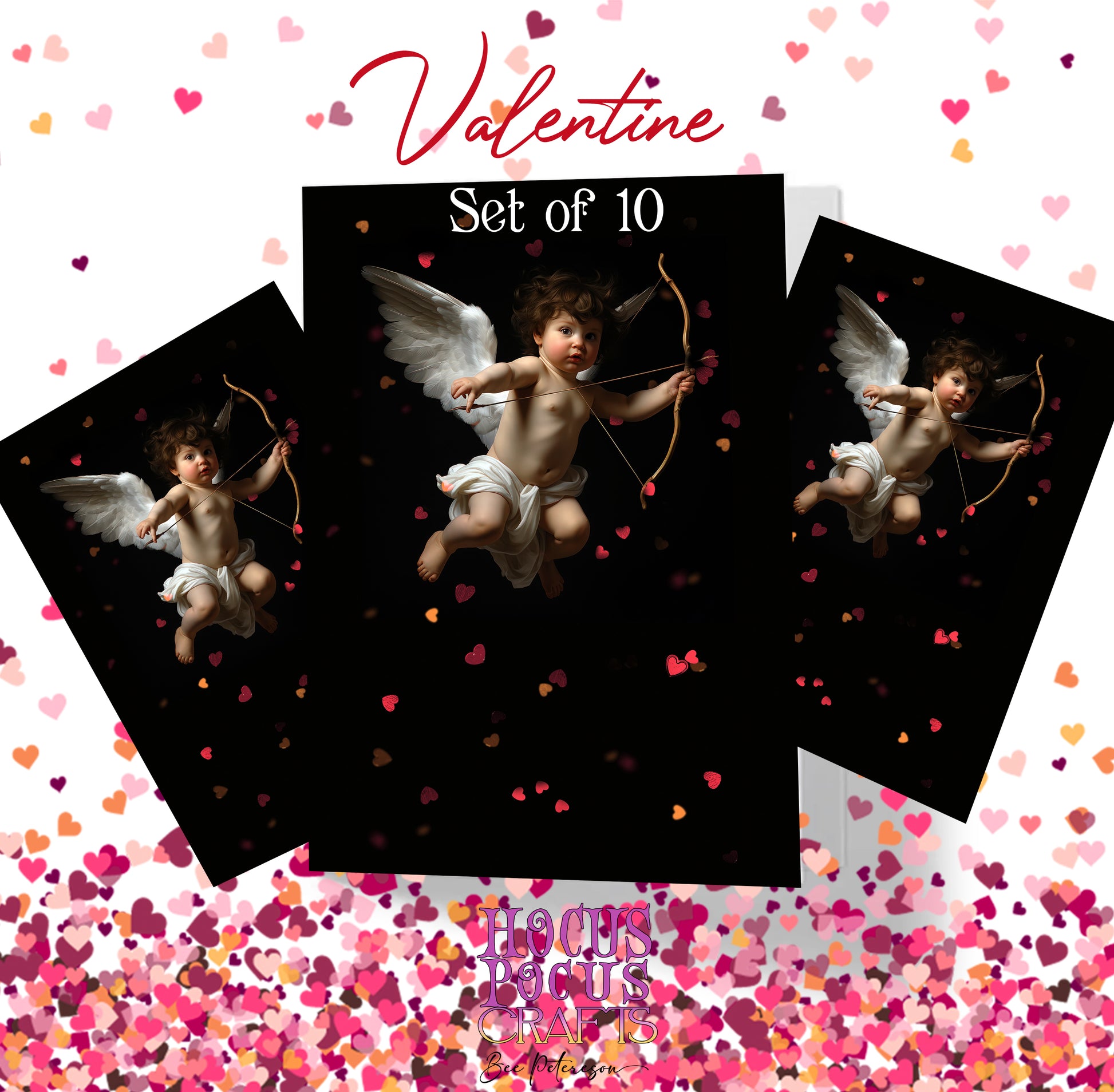 Valentine Cupid Greeting Card
