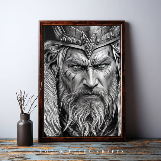 Viking Warrior print 