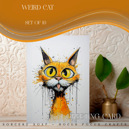 Weird Cat Chronicle Cards