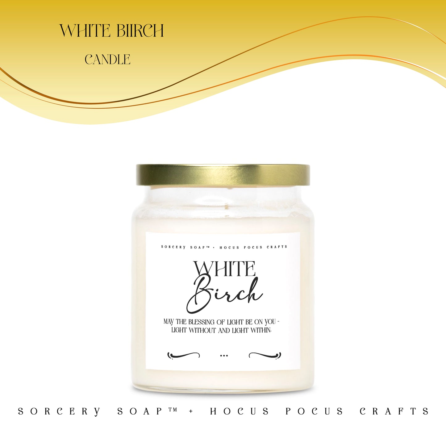 White Birch Candle Apothecary Jar 9oz