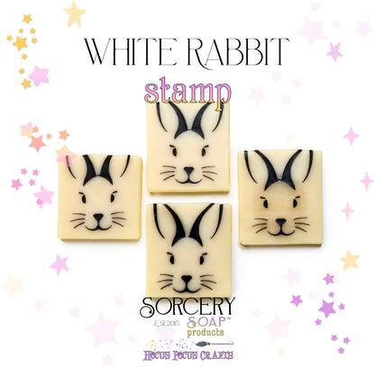 White Rabbit Stamp