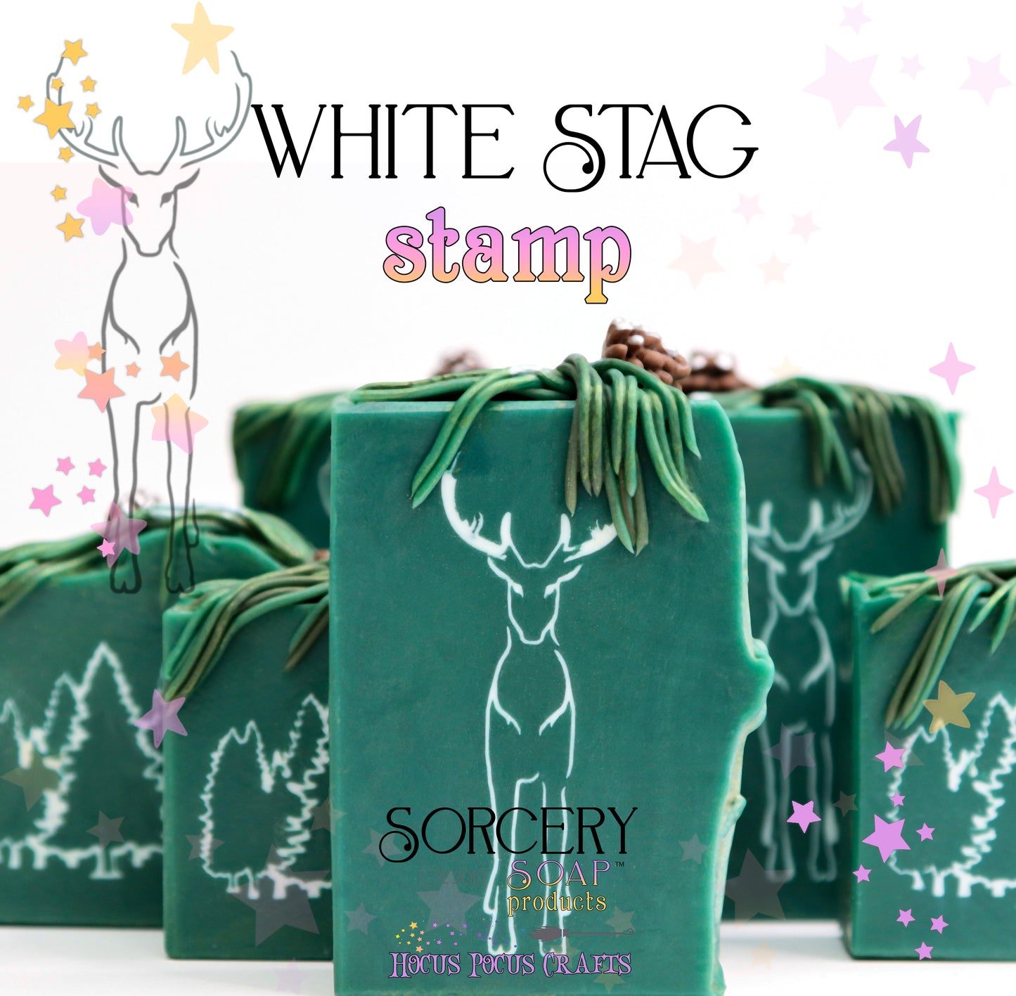 White Stag Stamp