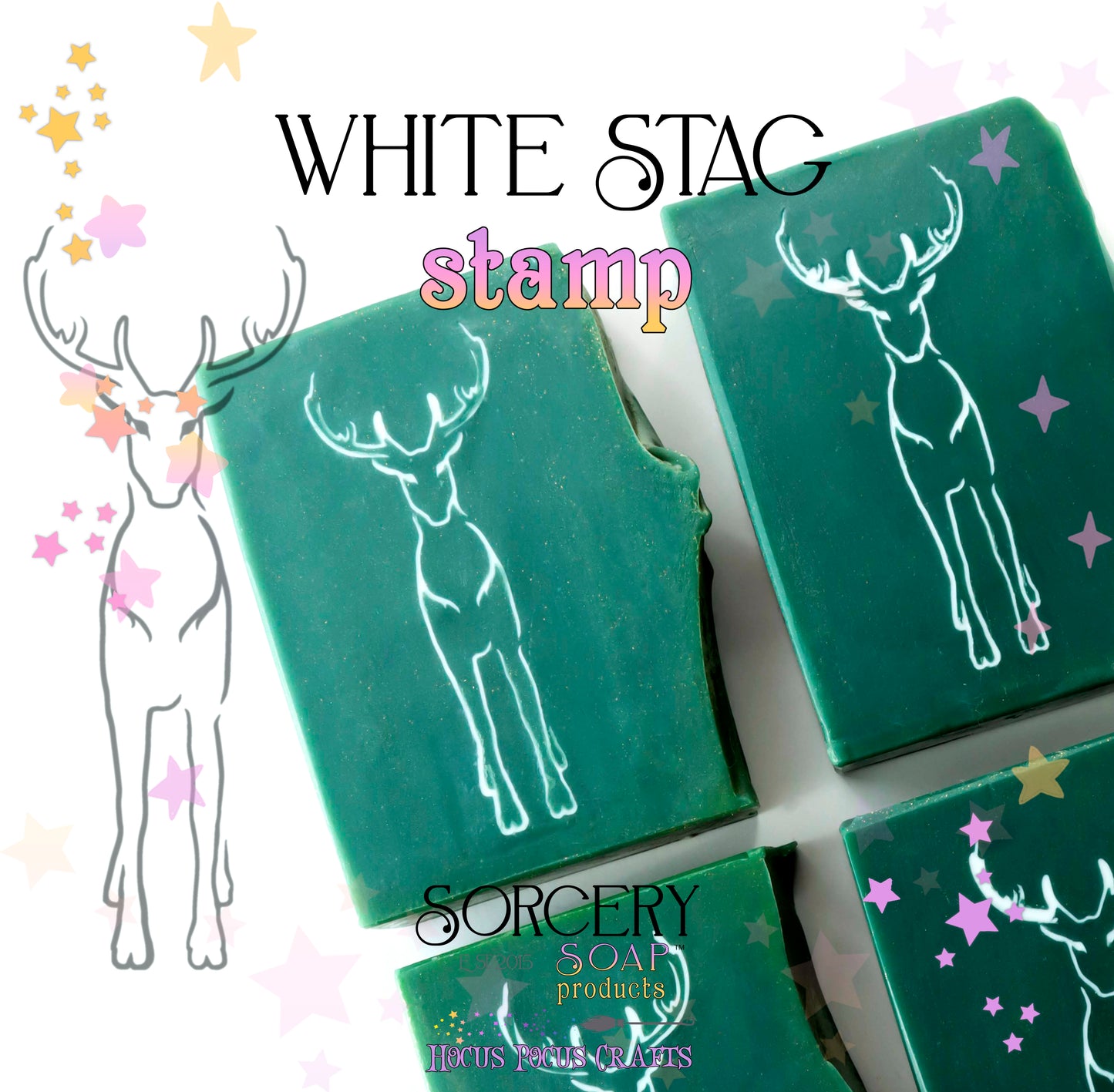 White Stag Stamp