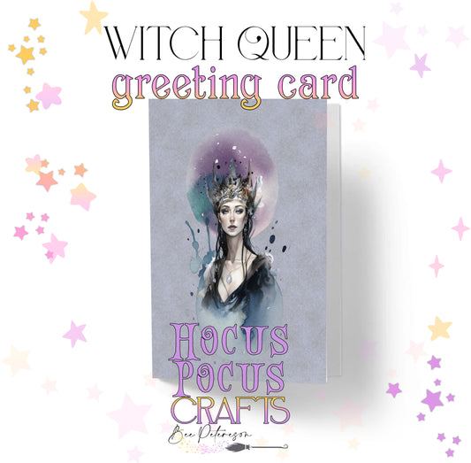 Witch Queen Greeting Card