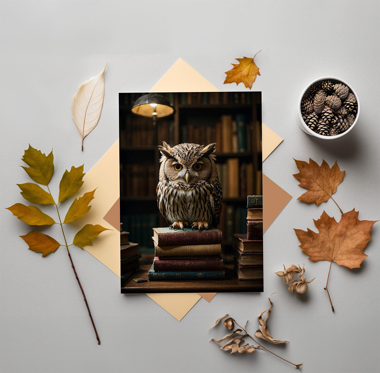 Wizards Owl Greeting Card