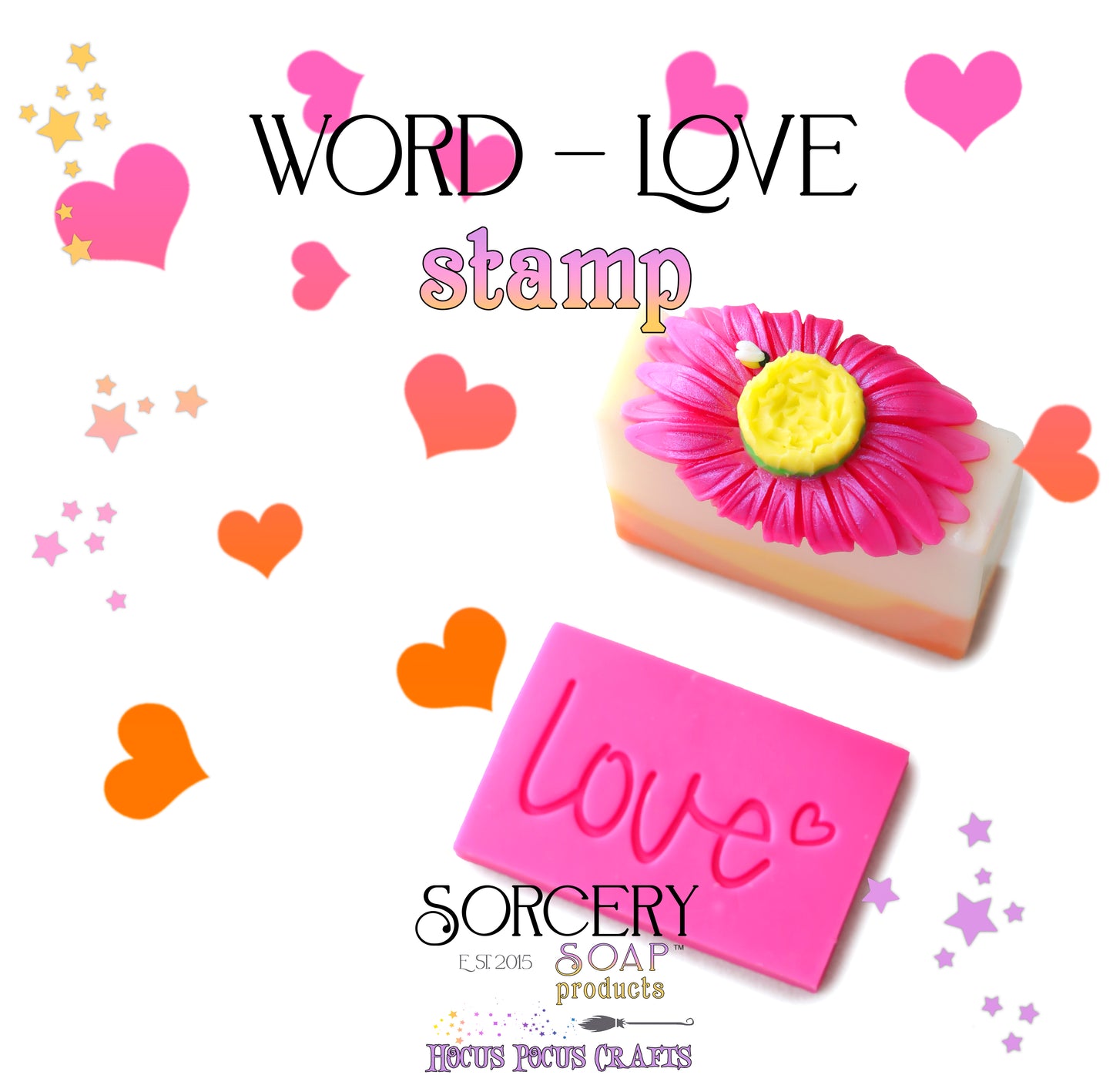 Word - Love Heart Stamp