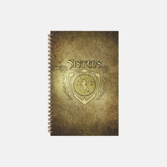 Sisters Notebook Hardcover Spiral 5.5 x 8.5