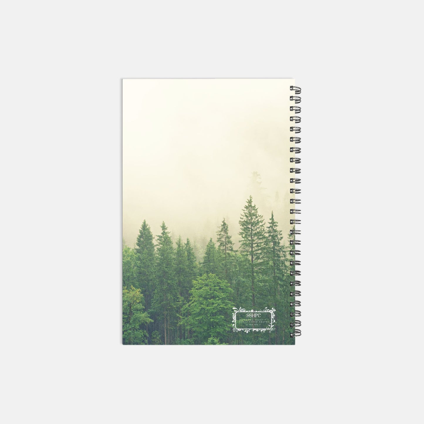 Enchanted Forest Notebook Hardcover Spiral 5.5 x 8.5