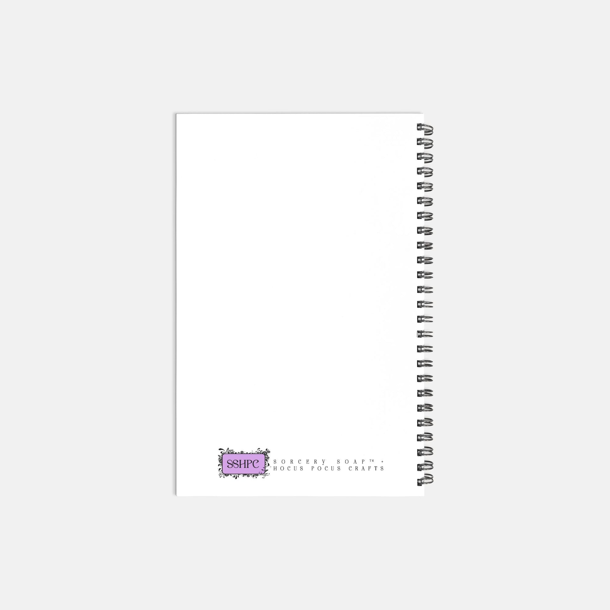 Black Hat Knowledge Notebook Hardcover Spiral 5.5 x 8.5