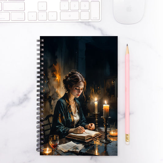 Writer's Notebook Hardcover Spiral 5.5 x 8.5