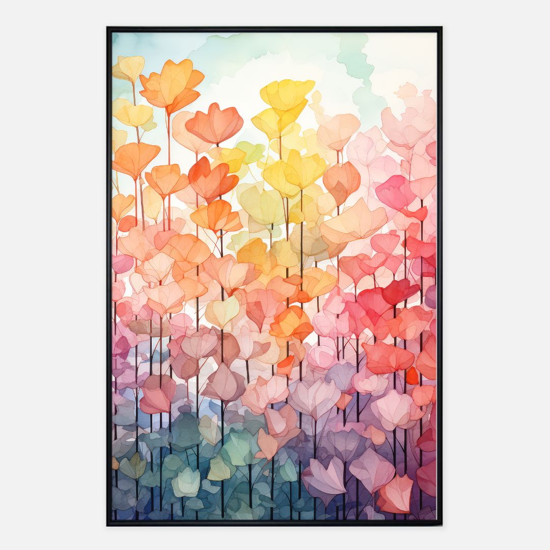 Floral Symphony Print - 24" x 36"