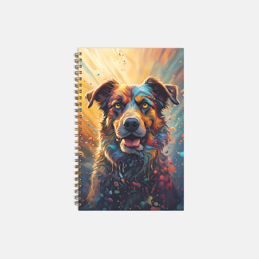 Spiritual Dog Notebook Hardcover Spiral 5.5 x 8.5