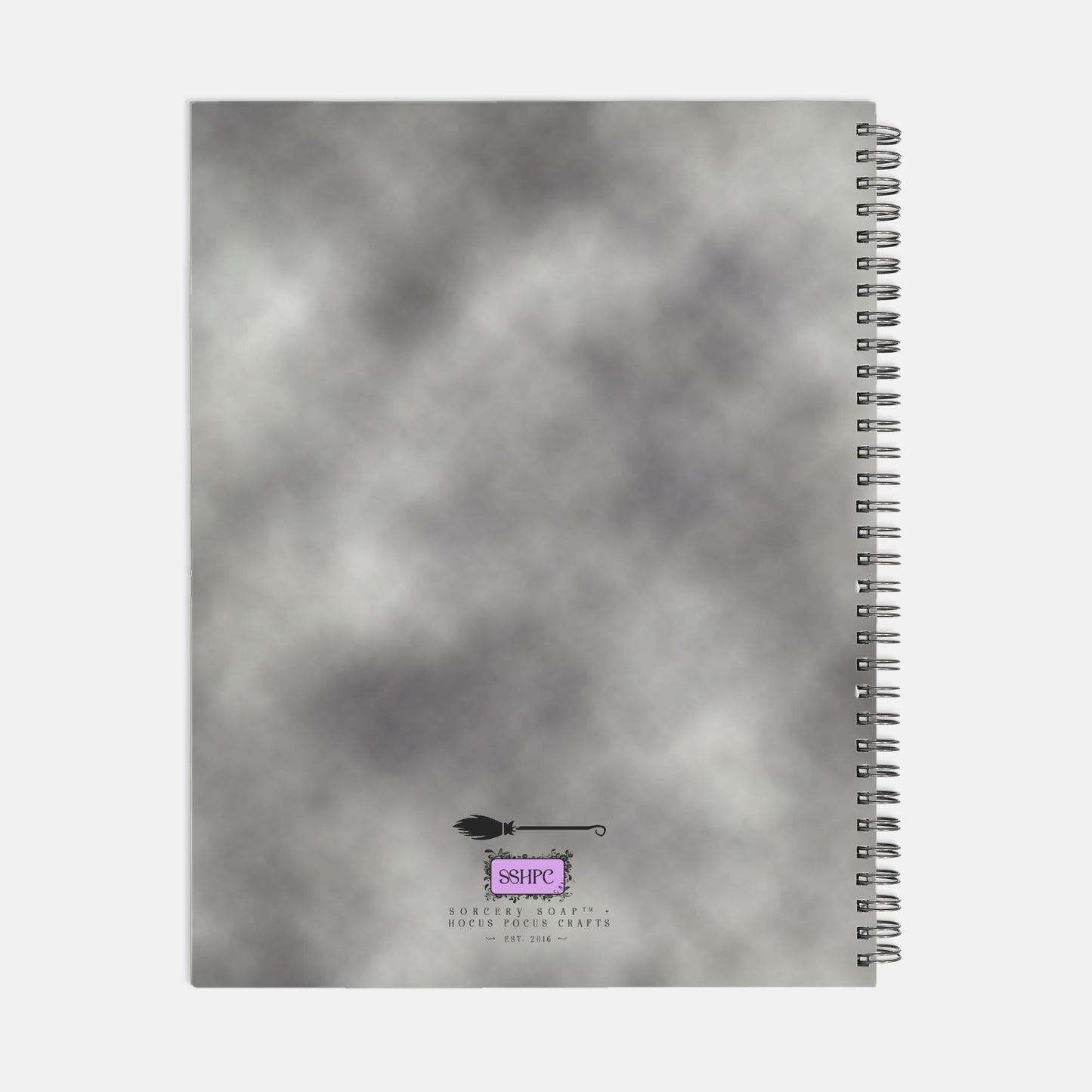 Witch Mist Journal Notebook Hardcover Spiral 8.5 x 11