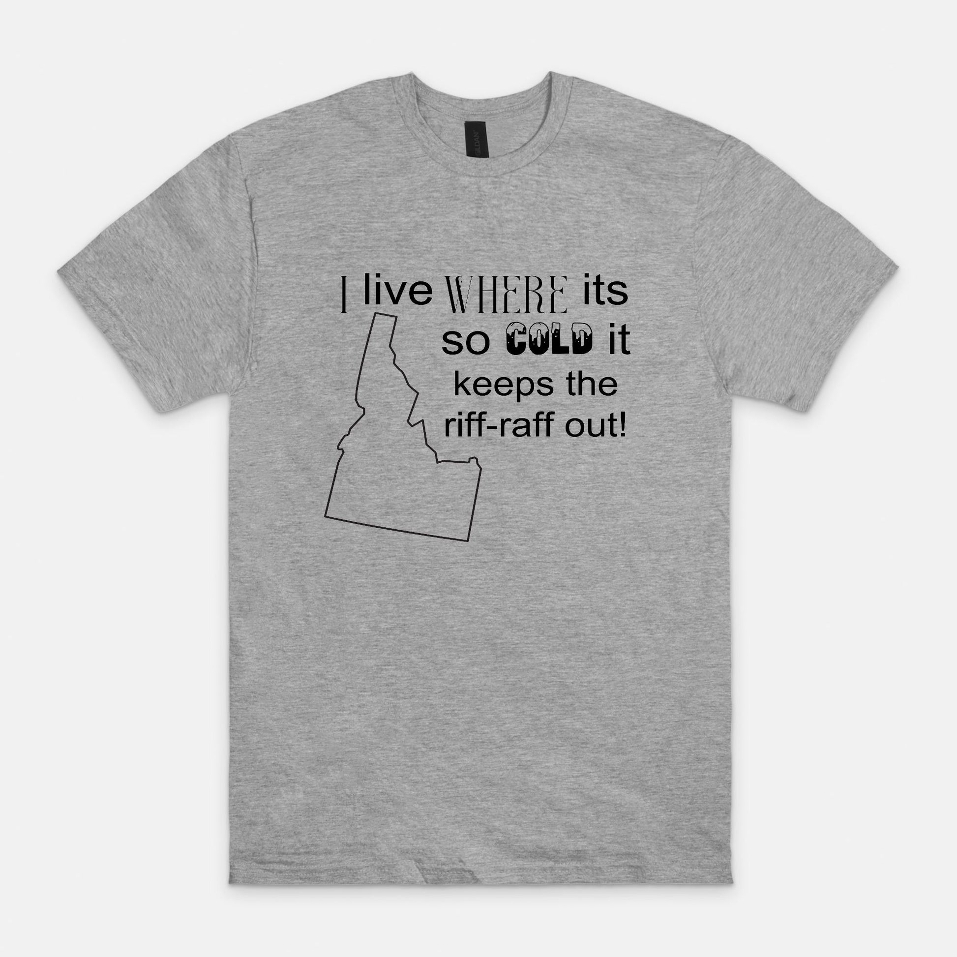 Cold Idaho T-shirt Idaho Humor
