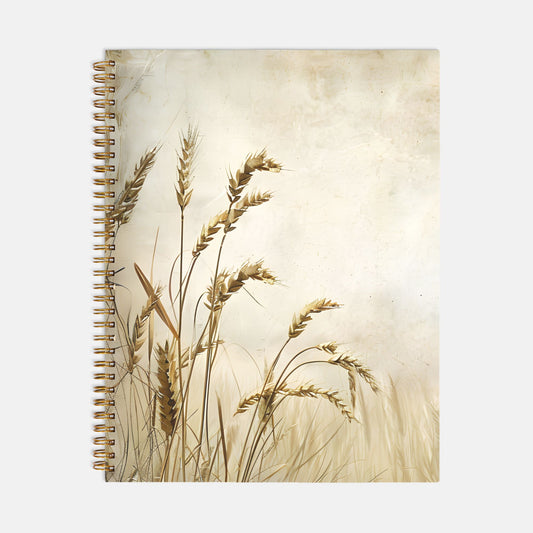 Wild Wheat Recipe Hardcover Spiral Book 8.5 x 11