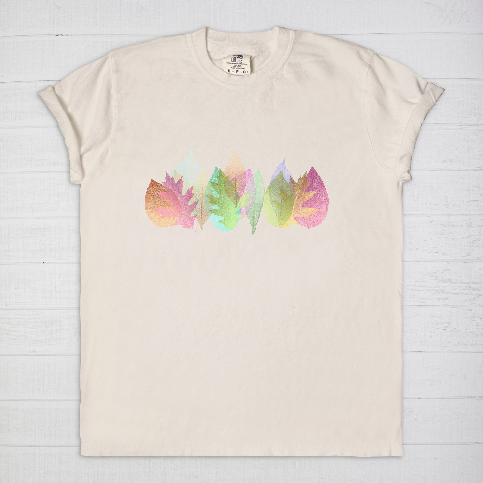Happy Leaves Tee Shirt by Sorcery Soap + Hocus Pocus Craft