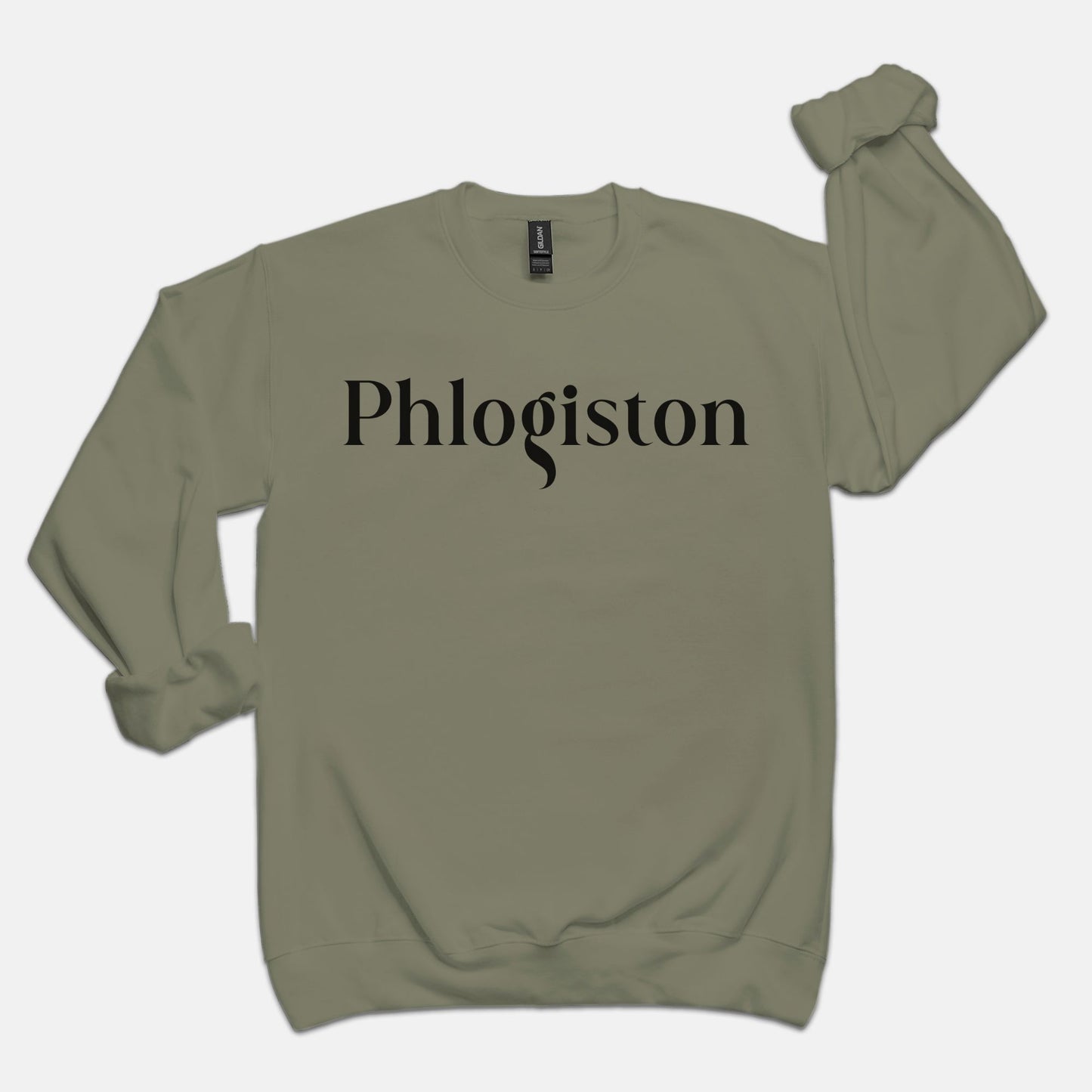 Phlogiston Unisex Crew Neck Sweatshirt Gildan 18000