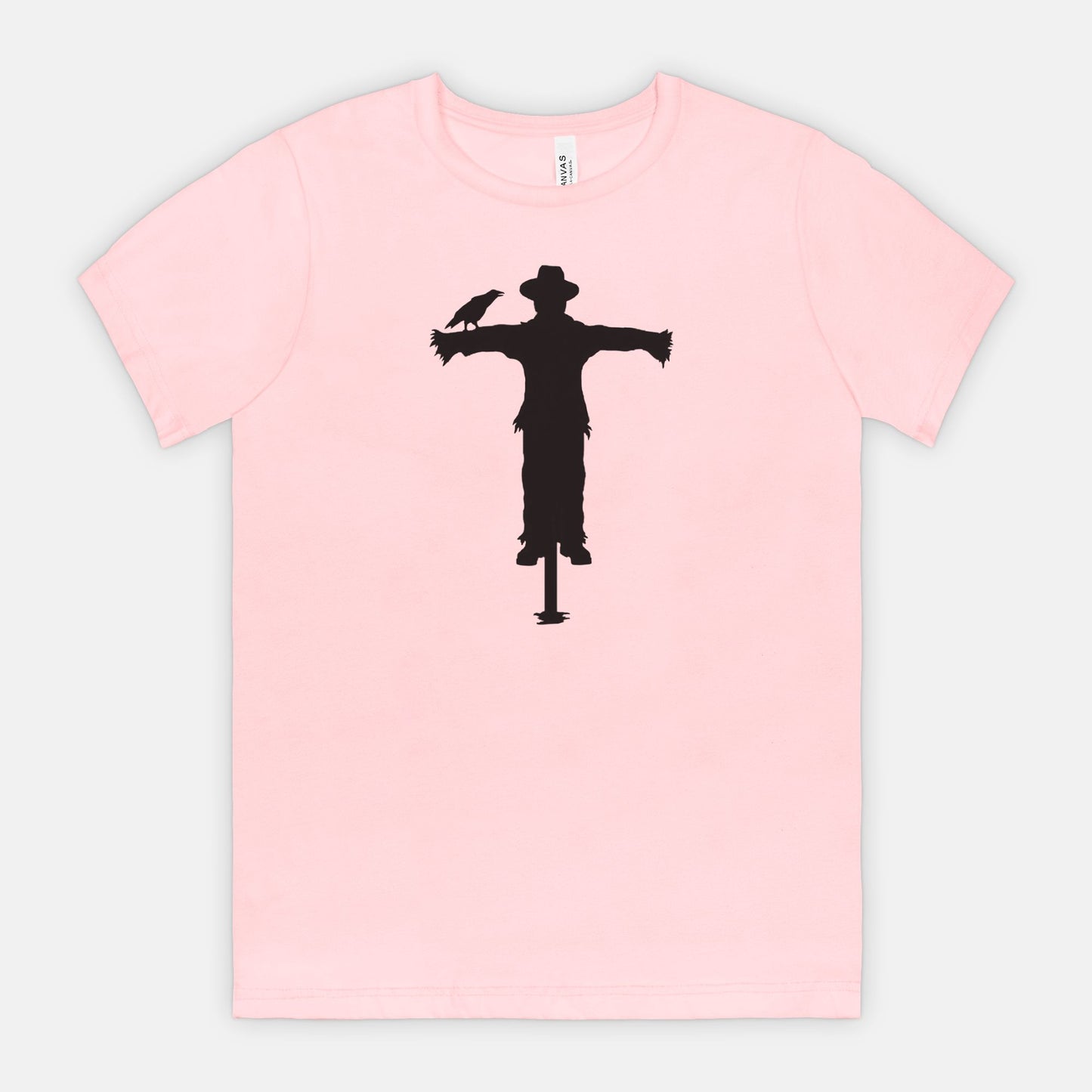 Scare Crow Pink Bella Canvas Unisex Tee 3001