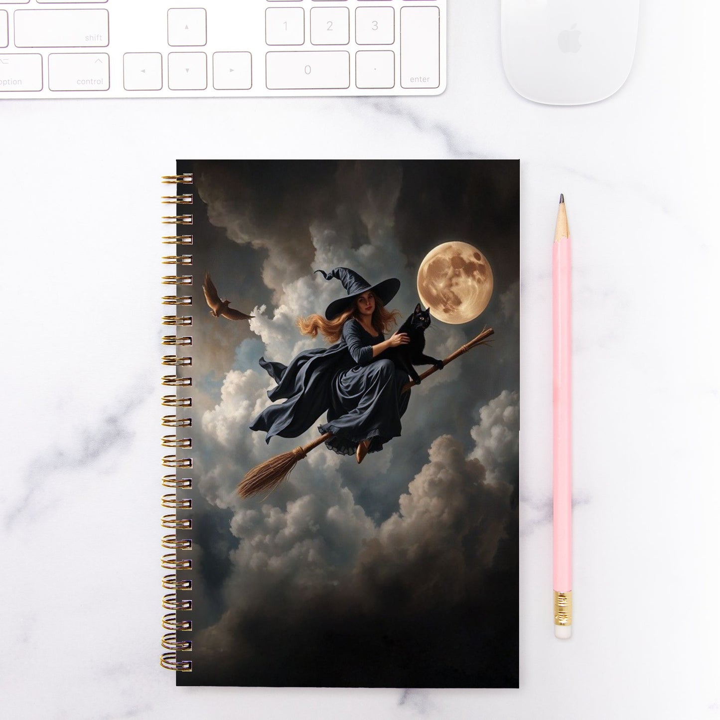 Full Moon Notebook Spiral 5.5 x 8.5