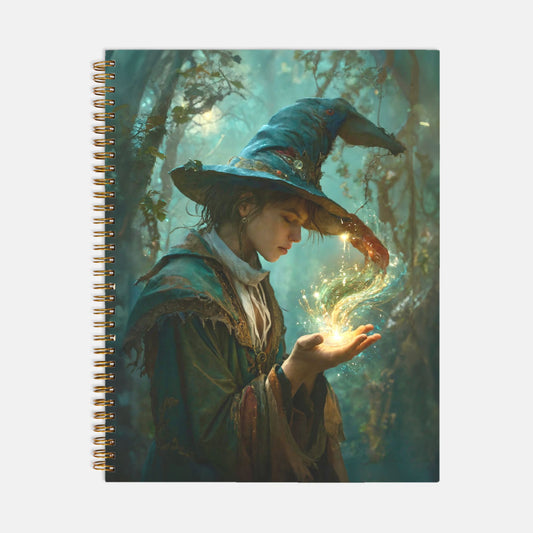 Natural Enchantment Journal Notebook Hardcover Spiral 8.5 x 11