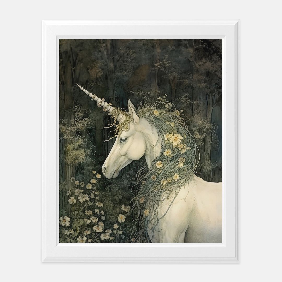 Unicorn Enchanted Print 8 x10