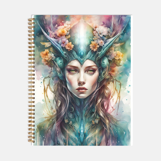 Valkyrie Color Journal Notebook Hardcover Spiral 8.5 x 11