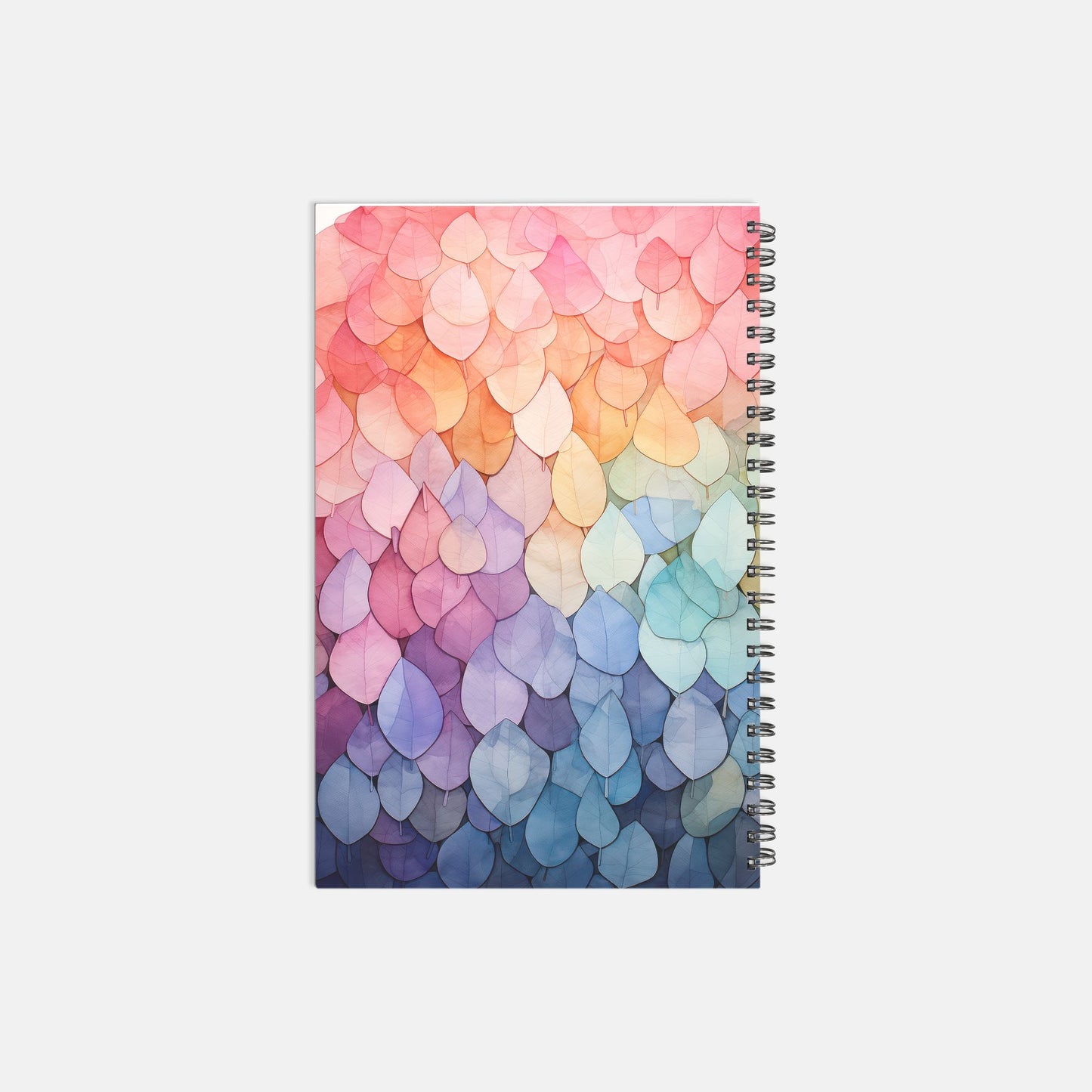 Color Foliage Journal Notebook Hardcover Spiral 5.5 x 8.5