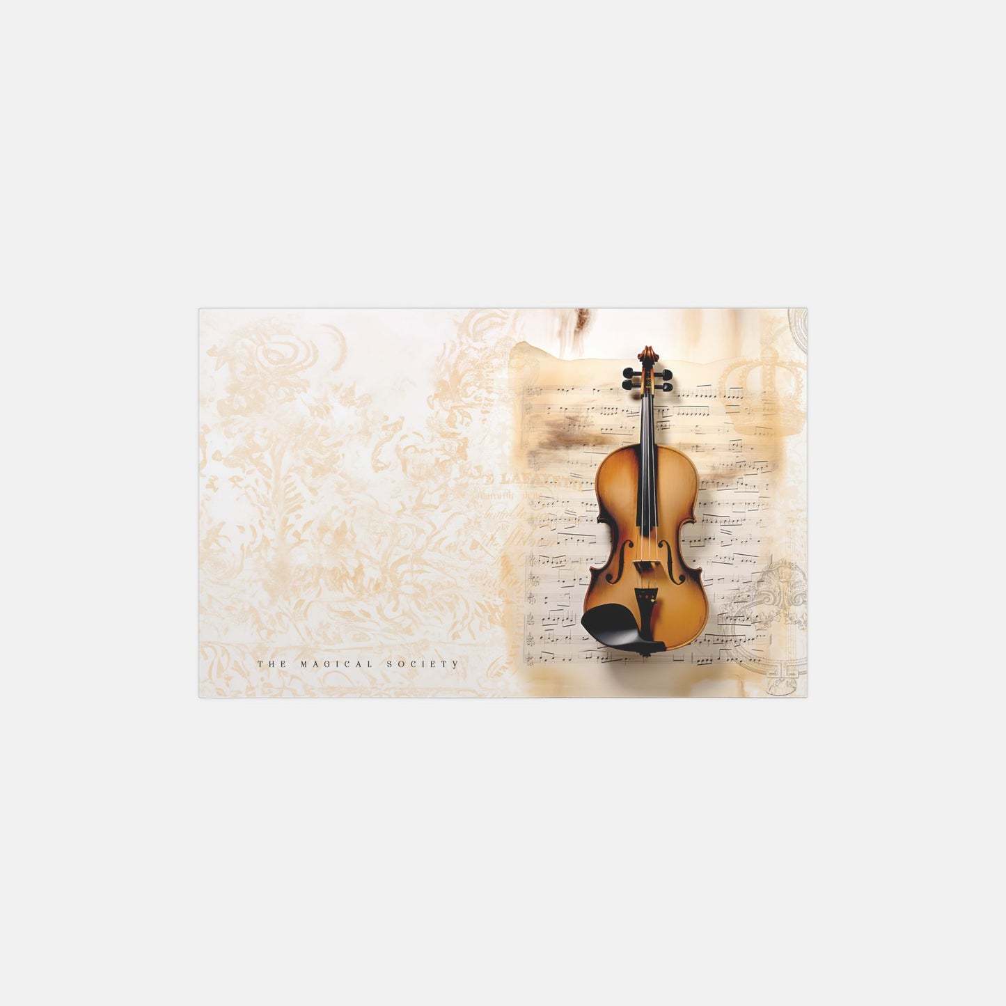 Beautiful Music Folded Card A2 (QTY 10)