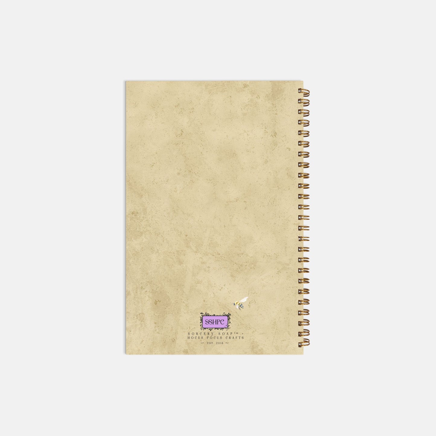 Moon and Stars Notebook Hardcover Spiral 5.5 x 8.5