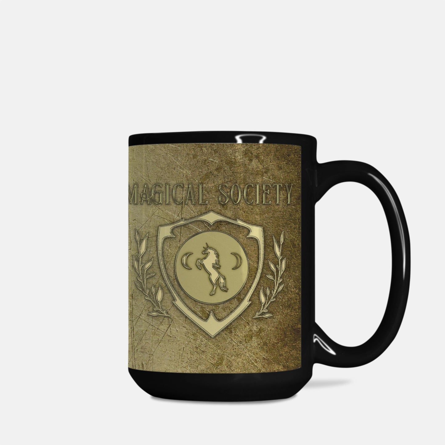 Magical Society Official Crest Mug Deluxe 15oz. Black