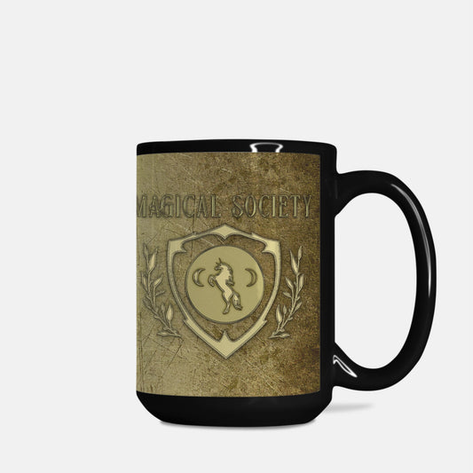 Magical Society Official Crest Mug Deluxe 15oz. Black