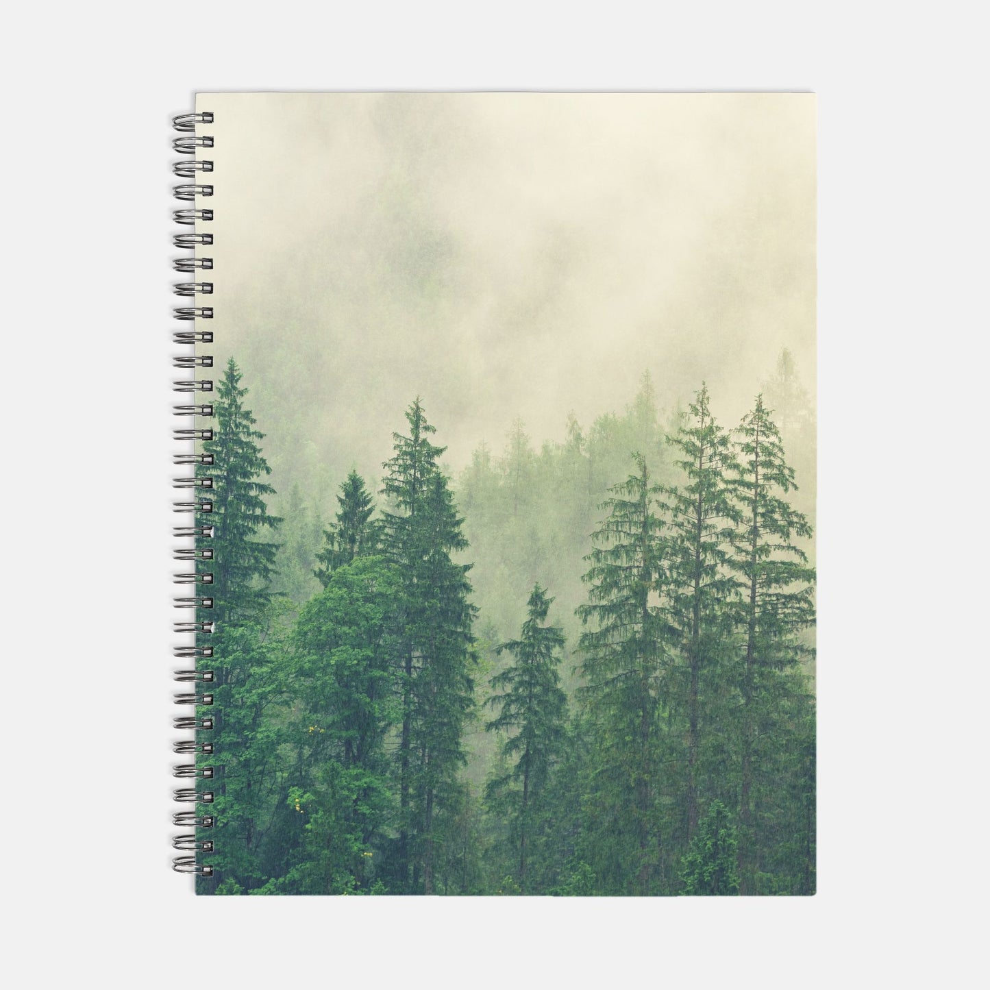 Enchanted Forest Journal Notebook Hardcover Spiral 8.5 x 11